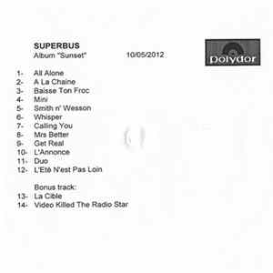 Superbus - Sunset FLAC album