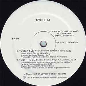 Syreeta - Quick Slick / Out The Box FLAC album