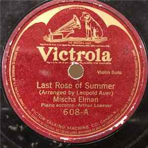 Mischa Elman - Last Rose of Summer / Fond Recollections FLAC album