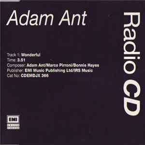 Adam Ant - Wonderful FLAC album