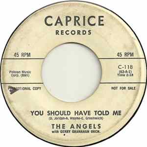 The Angels with the Gerry Granahan Orch - You Should Have Told Me FLAC album