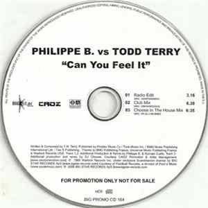 Philippe B. vs Todd Terry - Can You Feel It FLAC album