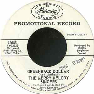 The Merry Melody Singers - Greenback Dollar FLAC album