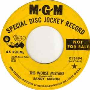 Sandy Mason - The Worst Mistake FLAC album
