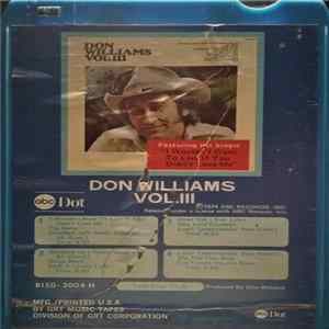 Don Williams - Vol. III FLAC album
