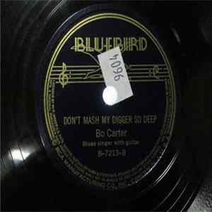 Bo Carter - The Ins And The Outs of My Gal / Don't Mash My Digger So Deep FLAC album