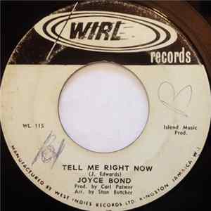 Joyce Bond - Tell Me Right Now FLAC album