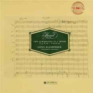 Mozart - Otto Klemperer, Philharmonia Orchestra - Two Symphonies In G Minor: No. 25, K. 183 - No. 40, K. 550 FLAC album