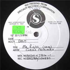 Gail Freeman - Mr. Right FLAC album