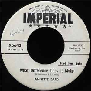 Annette Bard - What Difference Does it Make FLAC album