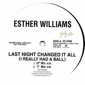 Esther Williams - Last Night Changed It All (I Really Had A Ball) FLAC album