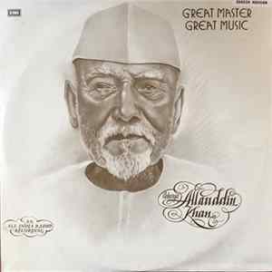 Acharya Allauddin Khan - Great Master Great Music FLAC album