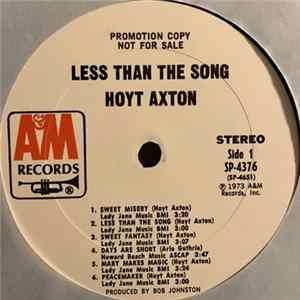 Hoyt Axton - Less Than The Song FLAC album