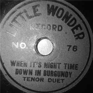 Unknown Artist - When It's Night Time Down In Burgundy FLAC album