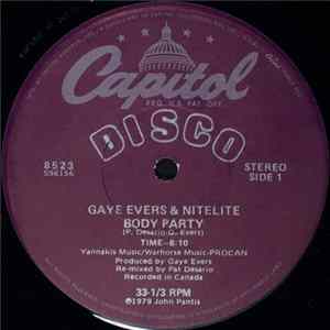 Gaye Evers & Nitelite - Body Party FLAC album