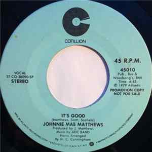 Johnnie Mae Matthews - It's Good FLAC album