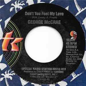 George McCrae - Don't You Feel My Love FLAC album