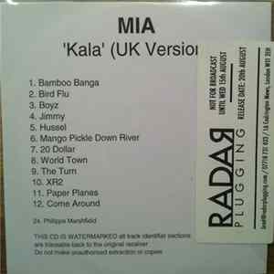 MIA - Kala (UK Version) FLAC album