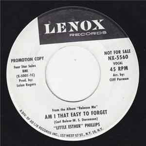 "Little Esther" Phillips - Am I That Easy To Forget FLAC album