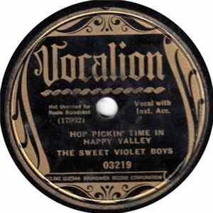 Sweet Violet Boys - Hop Pickin' Time In Happy Valley / She Come Rolling Down The Mountain FLAC album