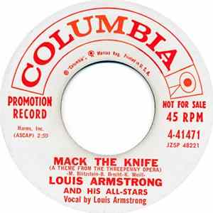 Louis Armstrong And His All-Stars - Mack The Knife / Faithful Hussar FLAC album