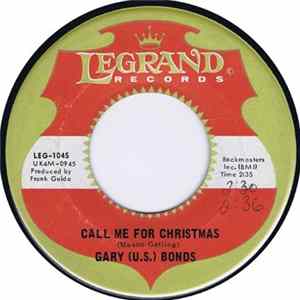 Gary (U.S.) Bonds - Call Me For Christmas FLAC album