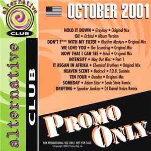 Various - Promo Only Alternative Club : October 2001 FLAC album