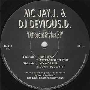 MC Jay.J. & DJ Devious.D. - Different Styles EP FLAC album