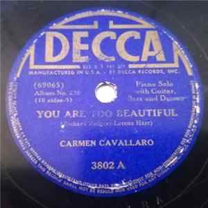 Carmen Cavallaro - You Are Too Beautiful / The Most Beautiful Girl In The World FLAC album