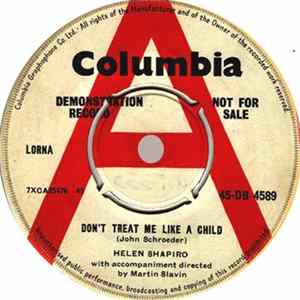 Helen Shapiro - Don't Treat Me Like A Child FLAC album