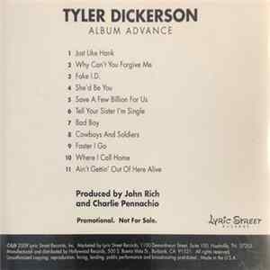 Tyler Dickerson - Album Advance FLAC album
