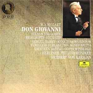 W.A.Mozart / Berliner Philharmoniker, Herbert von Karajan - Don Giovanni "Szennen Und Arien" FLAC album