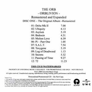 The Orb - Orblivion FLAC album