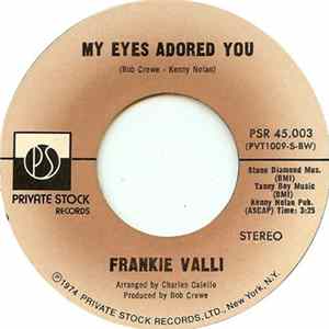 Frankie Valli - My Eyes Adored You FLAC album